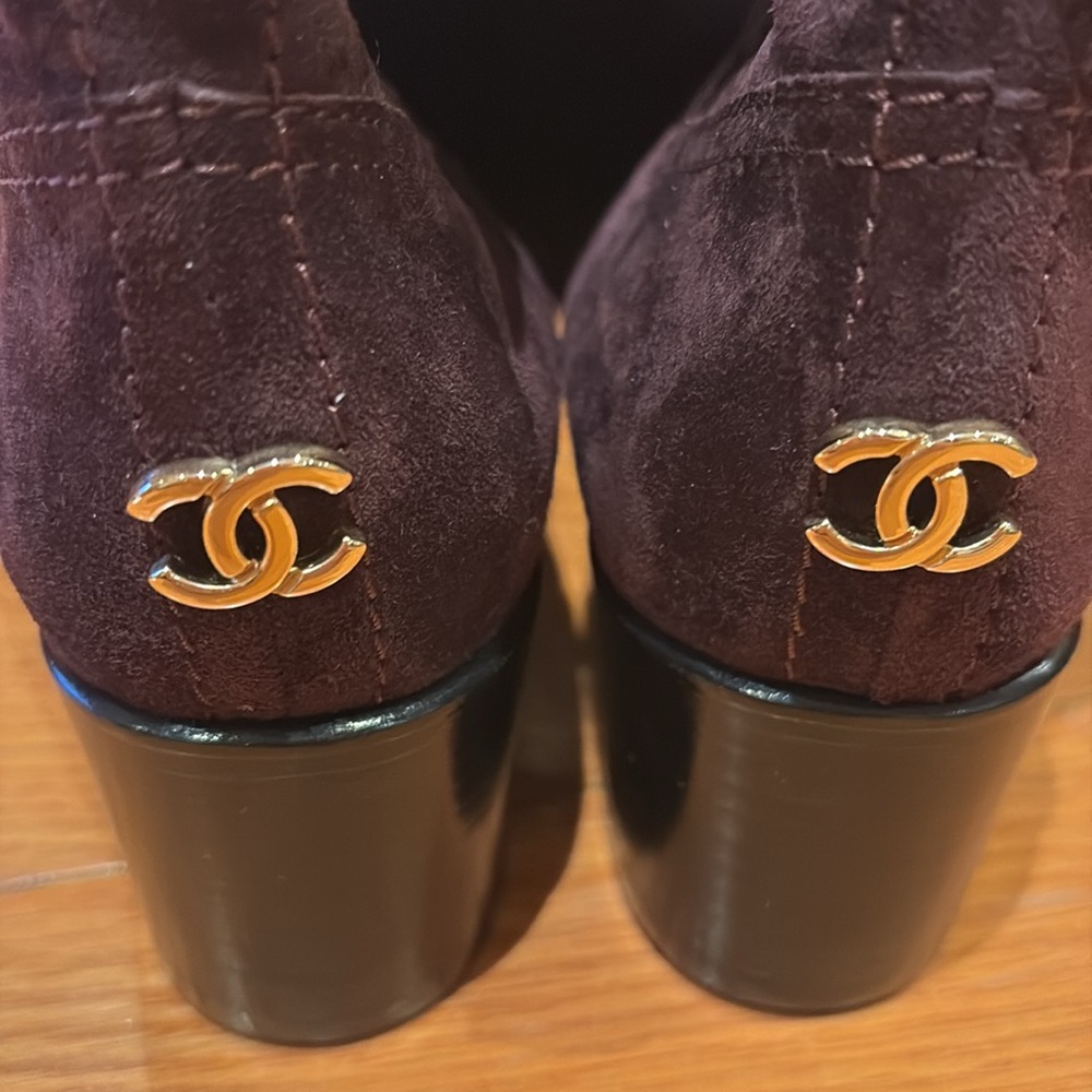 Authentic Chanel high boots